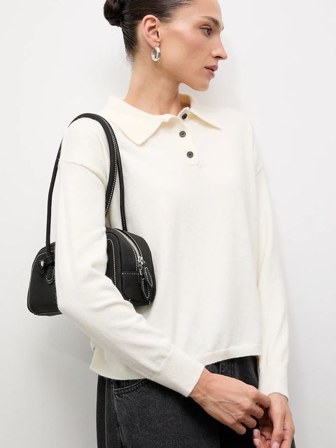 Answear.LAB sweter z kaszmirem kolor beżowy - zdjęcie produktu nr 1