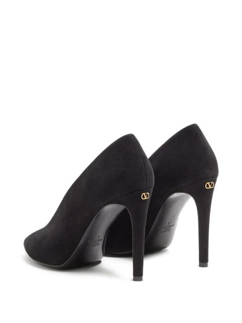 Valentino Garavani open-toe révélé suede sandals - Black