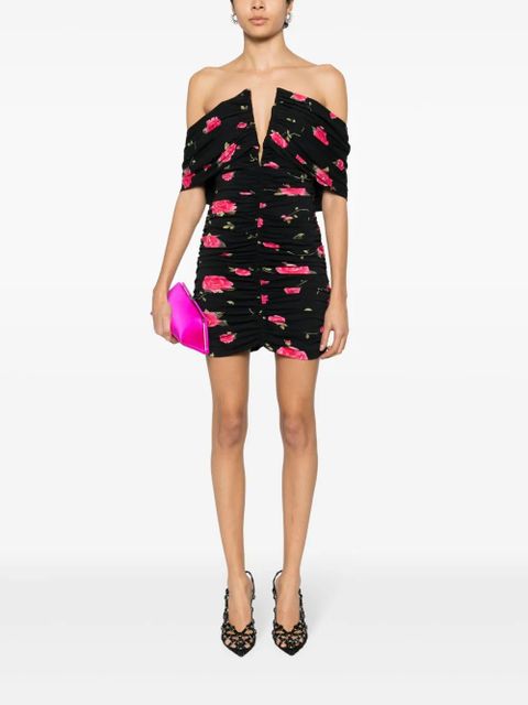 Magda Butrym V-neck ruched dress - Black - zdjęcie produktu nr 2