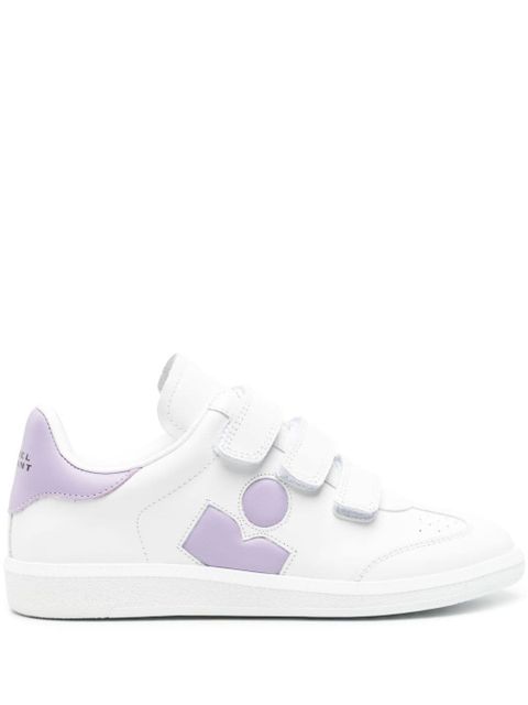 ISABEL MARANT Beth leather sneakers - White