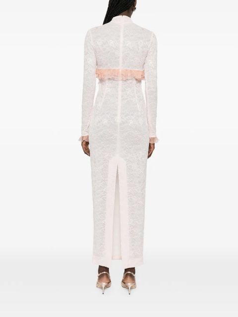 Alessandra Rich lace maxi dress - Pink - zdjęcie produktu nr 2