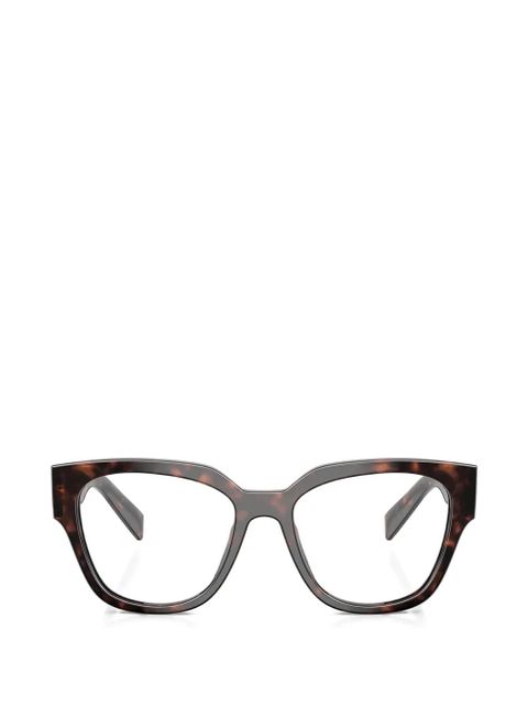Prada Eyewear square-frame glasses - Brown - zdjęcie produktu nr 1