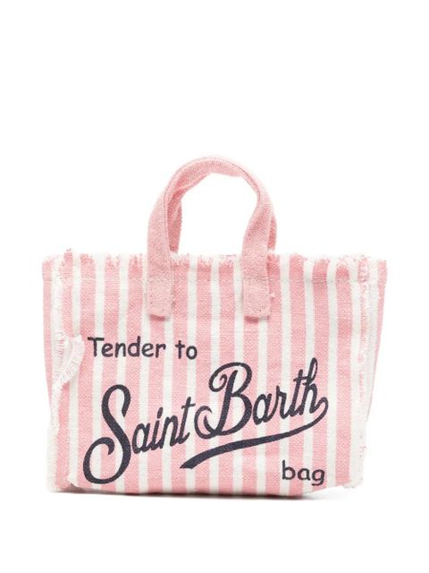 MC2 Saint Barth striped frayed-edge phone bag - Pink - zdjęcie produktu nr 1
