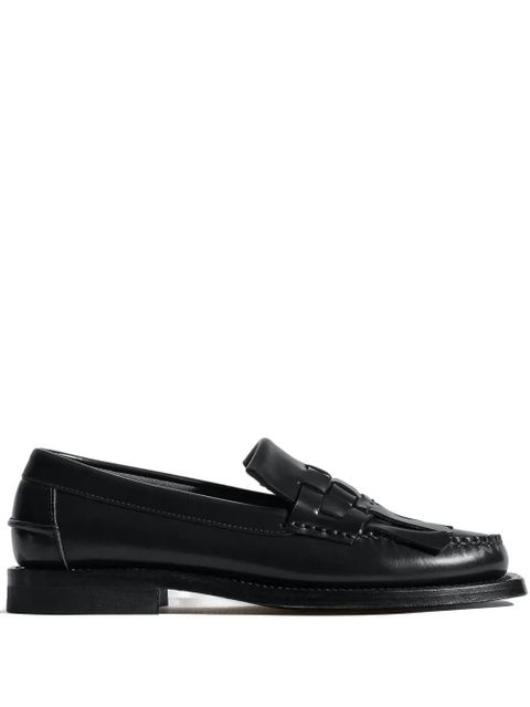 Hereu fringes leather loafers - Black - zdjęcie produktu nr 1