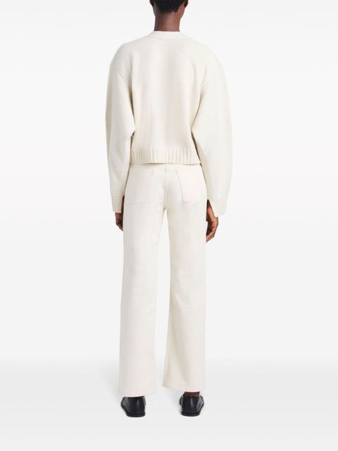 Proenza Schouler Jasper straight-leg cropped jeans - White