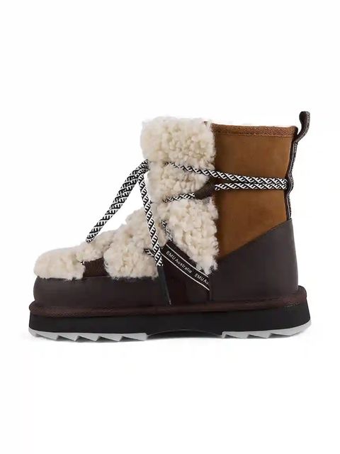 Emu Australia śniegowce Blurred Teddy kolor brązowy W13196