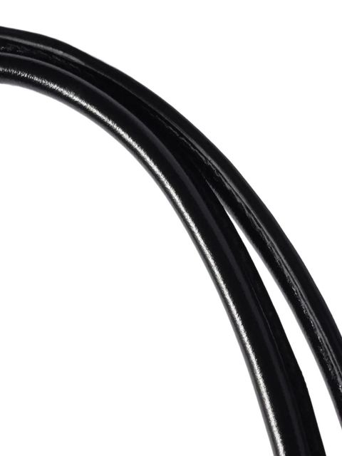 Miu Miu Ivy leather tote bag - Black - zdjęcie produktu nr 2