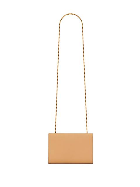 Saint Laurent logo-plaque crossbody bag - Brown - zdjęcie produktu nr 2