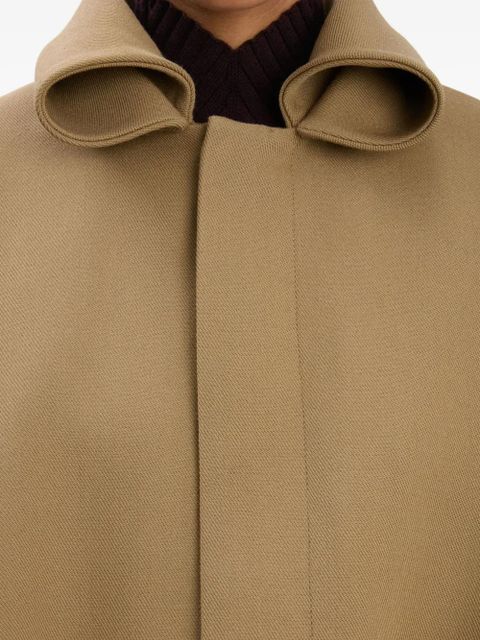Victoria Beckham roll-neck bomber jacket - Neutrals
