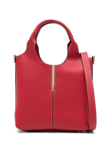Tod's mini handle detail tote bag - Red - zdjęcie produktu nr 1