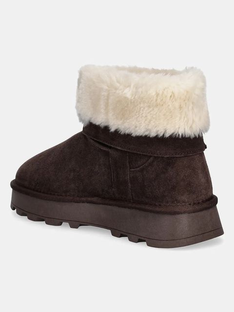 Answear.LAB śniegowce zamszowe kolor brązowy