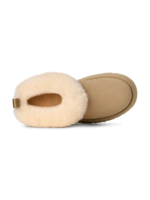 UGG śniegowce zamszowe Tazzelle kolor beżowy 1171393.MDSD