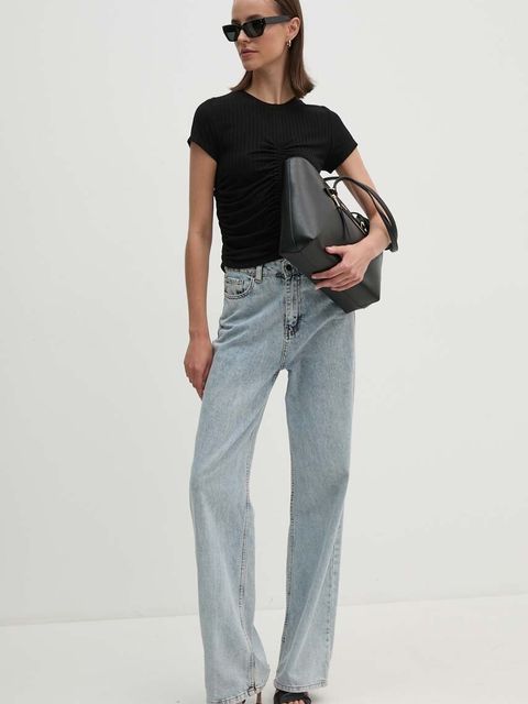 Dkny torebka skórzana