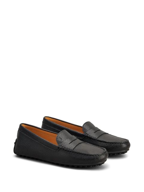 Tod's Gommino grained-leather loafers - Black - zdjęcie produktu nr 2
