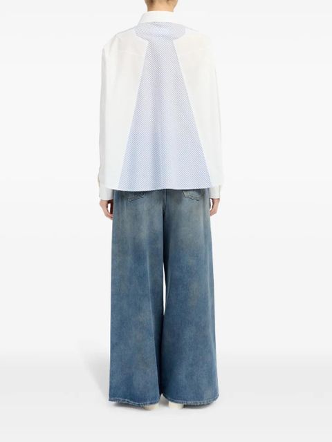 MM6 Maison Margiela cropped shirt - White