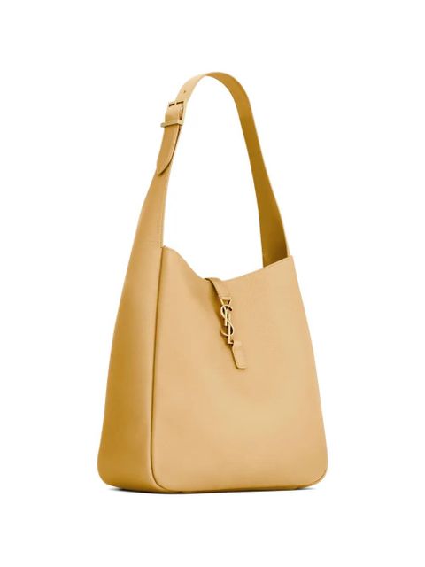 Saint Laurent Le 5 à 7 buckle-monogram shoulder bag - Neutrals