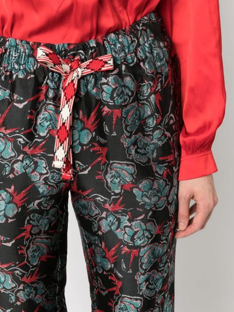 Zadig&Voltaire Pomy jacquard-pattern trousers - Black