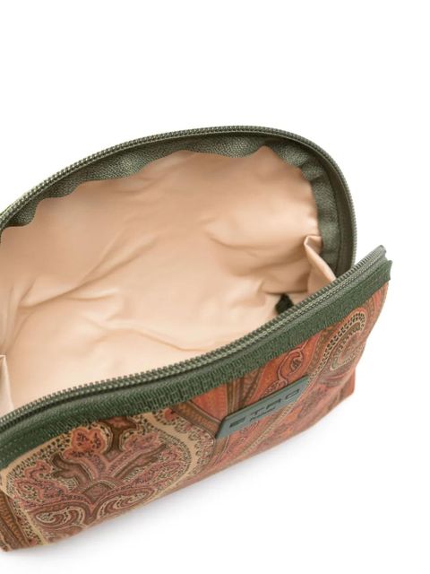 ETRO paisley-print makeup bag set - Brown