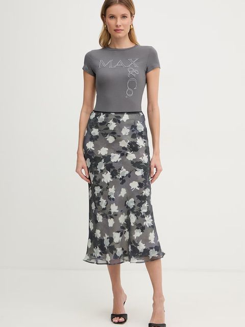 Max&Co. t-shirt damski z modalu MCLGIRONE - zdjęcie produktu nr 1