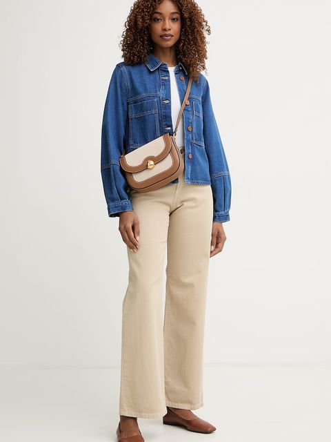 United Colors of Benetton kurtka jeansowa damska - zdjęcie produktu nr 1