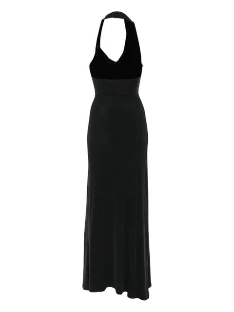 Aya Muse halterneck maxi dress - Black - zdjęcie produktu nr 2