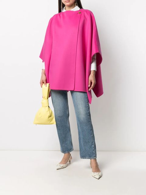 Valentino Garavani draped button cape - Pink