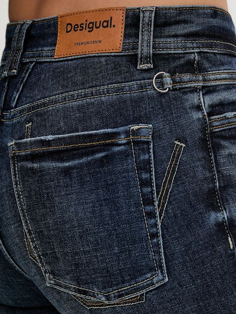 Desigual jeansy FLAIRY damskie high waist 25WWDD09 - zdjęcie produktu nr 2