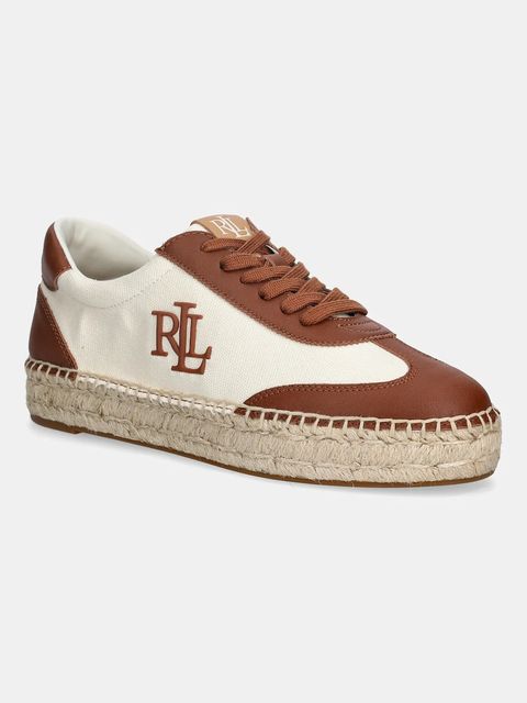 Lauren Ralph Lauren sneakersy Luize Sneaker damskie kolor brązowy 802P04428003 - zdjęcie produktu nr 1