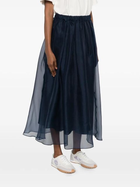 Weekend Max Mara elasticated-waist midi skirt - Blue