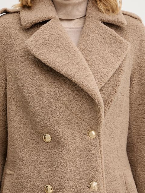 Guess płaszcz LAILA kolor beżowy W5BL62 W4190