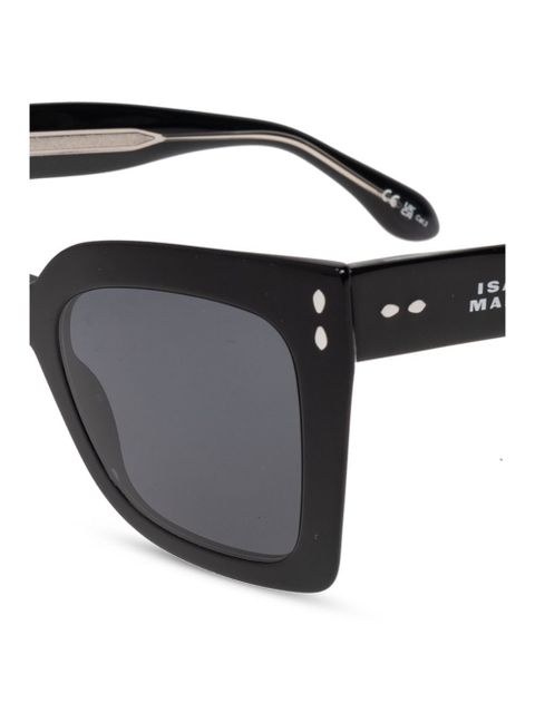 Isabel Marant Eyewear square-frame sunglasses - Black - zdjęcie produktu nr 2