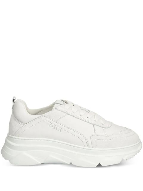 Copenhagen leather panelled platform sneakers - White - zdjęcie produktu nr 1
