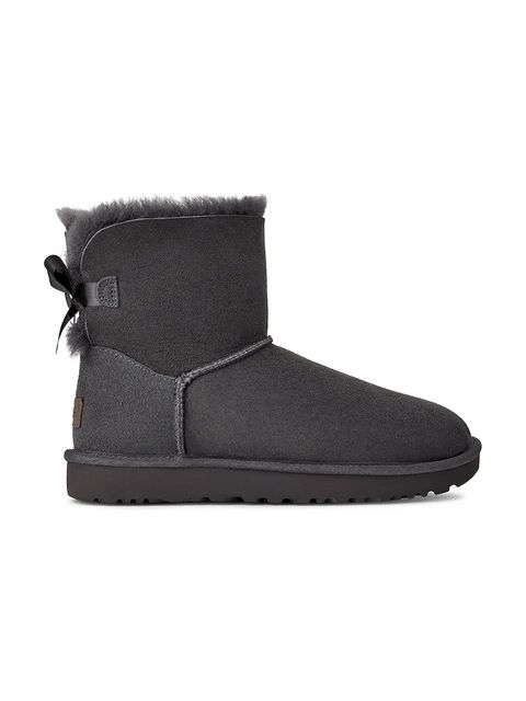 UGG śniegowce Mini Bailey Bow II kolor szary 1016501.OBS - zdjęcie produktu nr 1