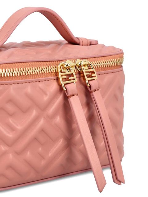 FENDI Vanity FF-pattern quilted tote bag - Pink