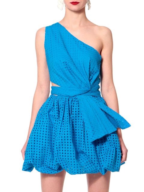 AGGI - Niebieska sukienka bombka Ariana - zdjęcie produktu nr 1