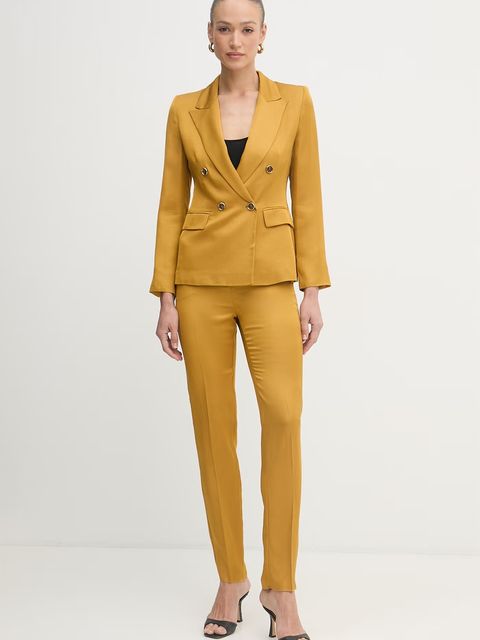 Marella spodnie garniturowe damskie z wiskozą AGENDA - zdjęcie produktu nr 1