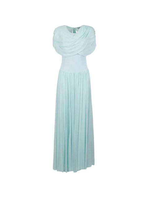Simkhai Nancie pleated draped maxi dress - Blue - zdjęcie produktu nr 1