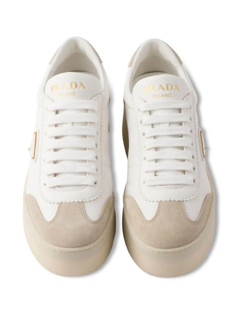 Prada Downtown platform sneakers - White