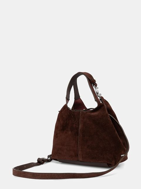 Coccinelle torebka zamszowa kolor brązowy E1.THE.58.01.01