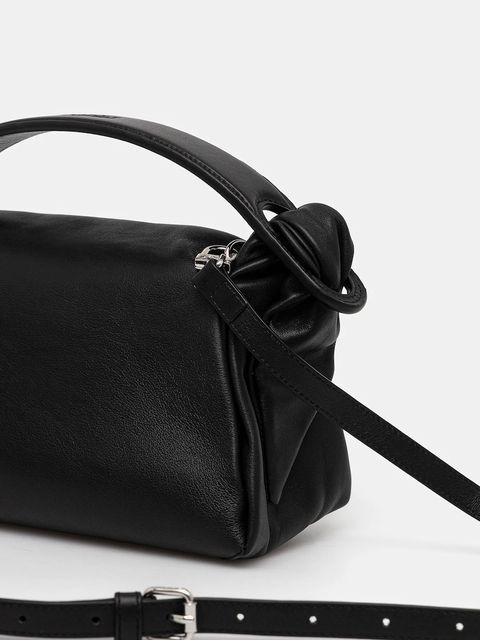 Kenzo torebka skórzana kolor czarny FE62SA818L01