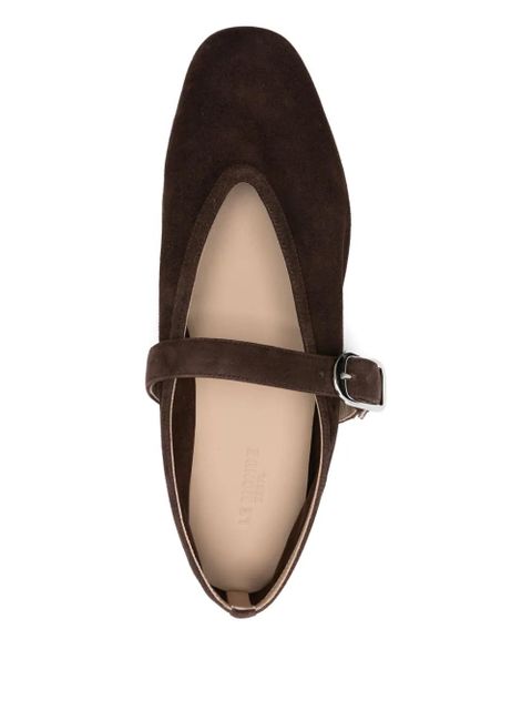 Le Monde Beryl Stella buckle-fastening ballet flats - Brown
