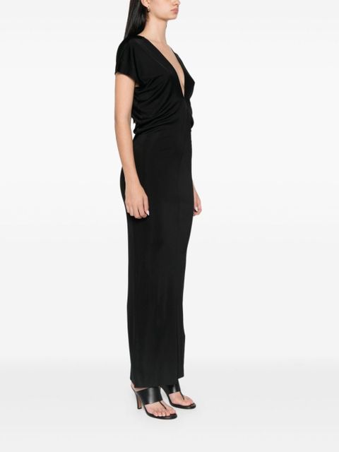 KHAITE Ima maxi dress - Black