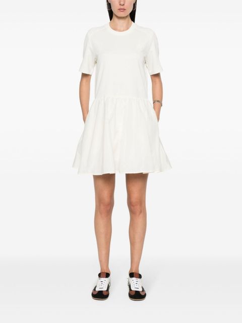 Moncler cotton mini dress - Neutrals - zdjęcie produktu nr 2