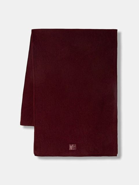 Guess szalik z dodatkiem wełny BRENTON damski kolor bordowy melanżowy AW5437 POL03