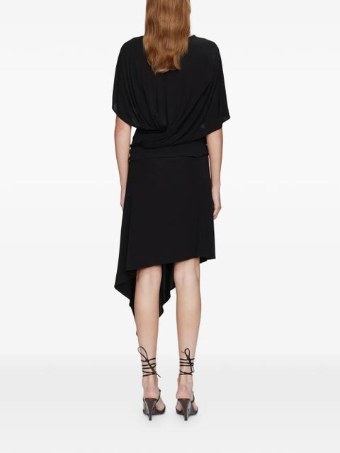 Christopher Esber Coiled jersey tee metal T-shirt - Black