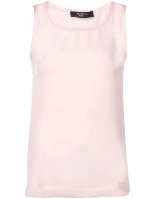 Weekend Max Mara bead embellished top - Pink - zdjęcie produktu nr 1