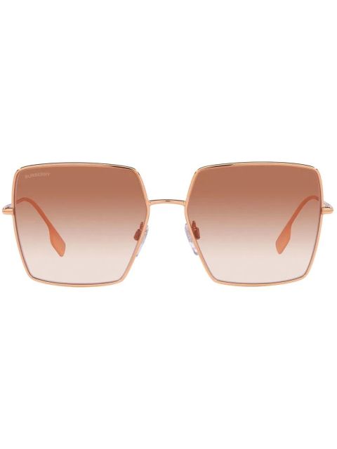 Burberry Eyewear Daphne square-frame sunglasses - Gold - zdjęcie produktu nr 1