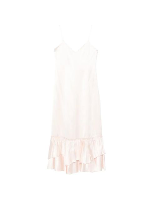 Jil Sander ruffled slip dress - Pink - zdjęcie produktu nr 1