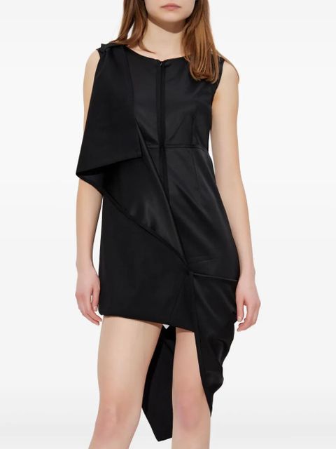 MM6 Maison Margiela stitch-logo dress - Black