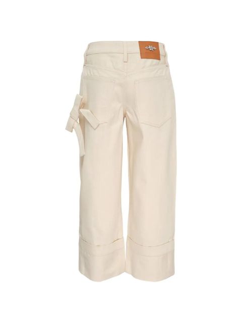 Simone Rocha bow straight jeans - Neutrals - zdjęcie produktu nr 2